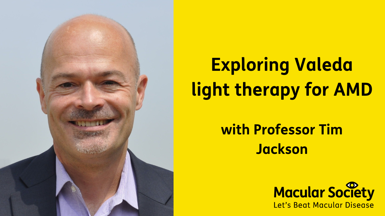 Exploring Valeda light therapy for AMD with Professor Tim Jackson