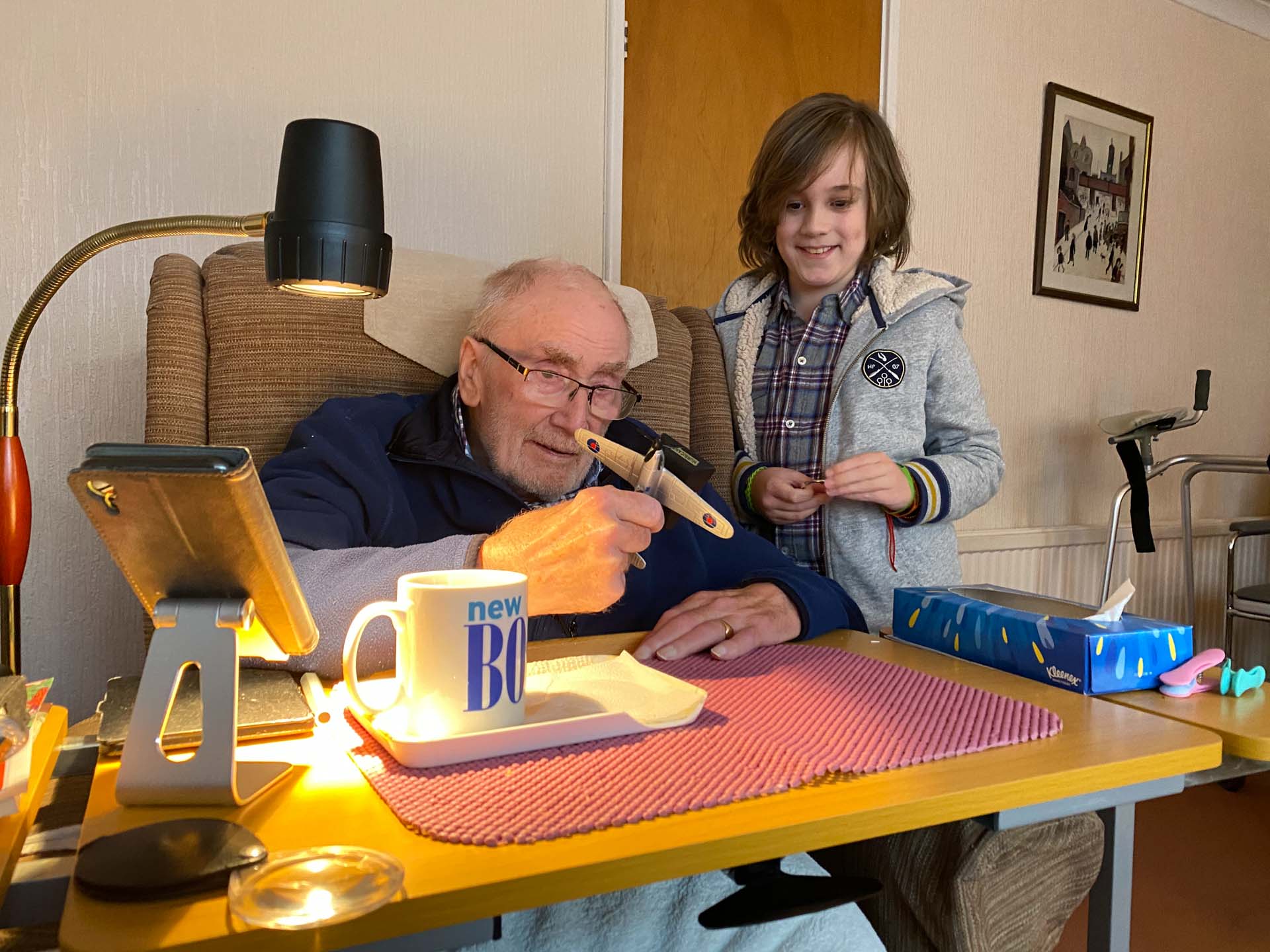 Norman Ridley With Harry Ridley