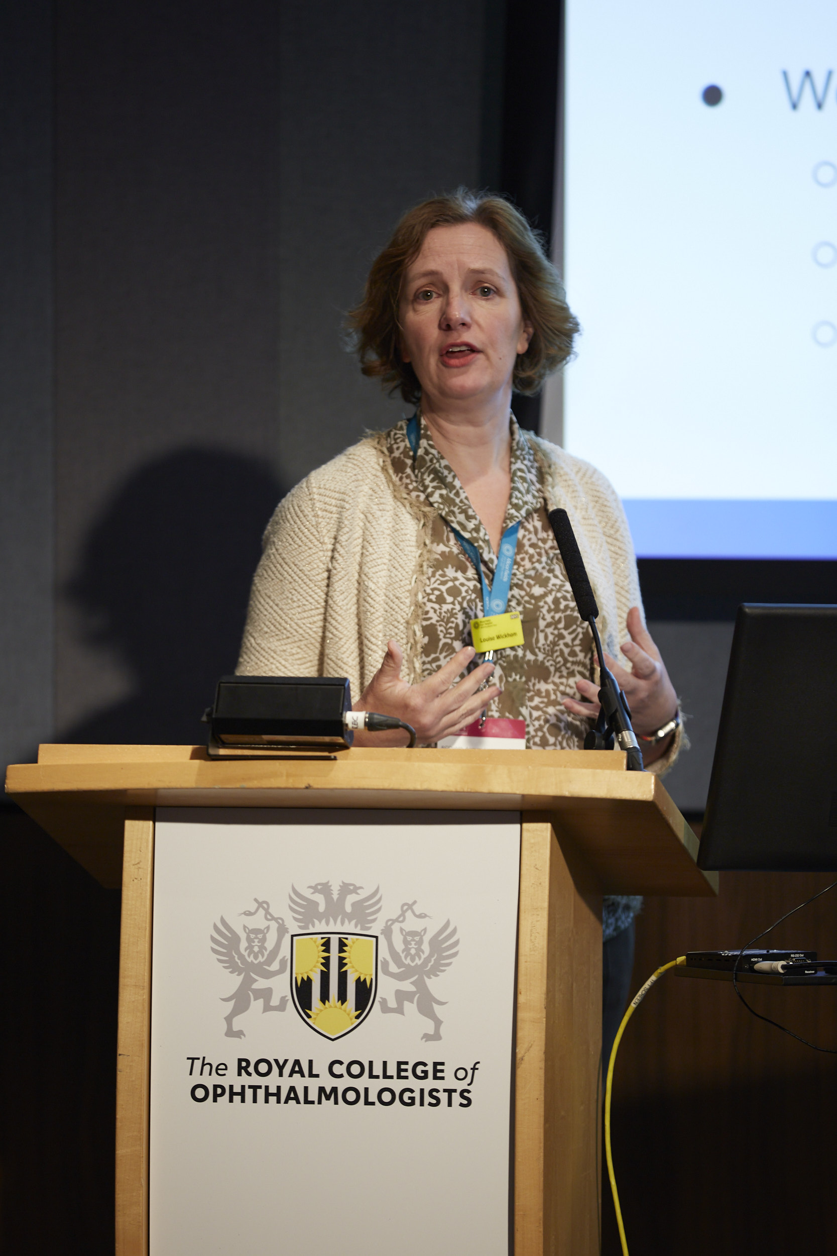 Louisa Wickham speaking