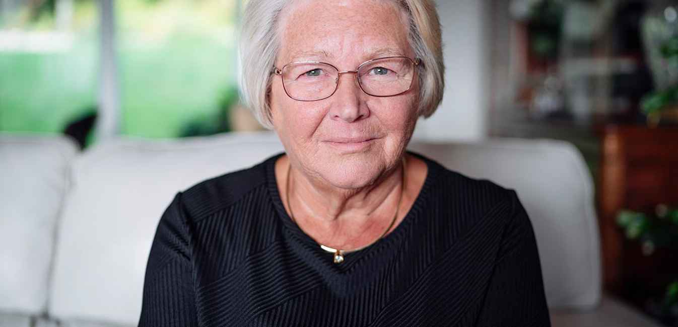 June looking into camera