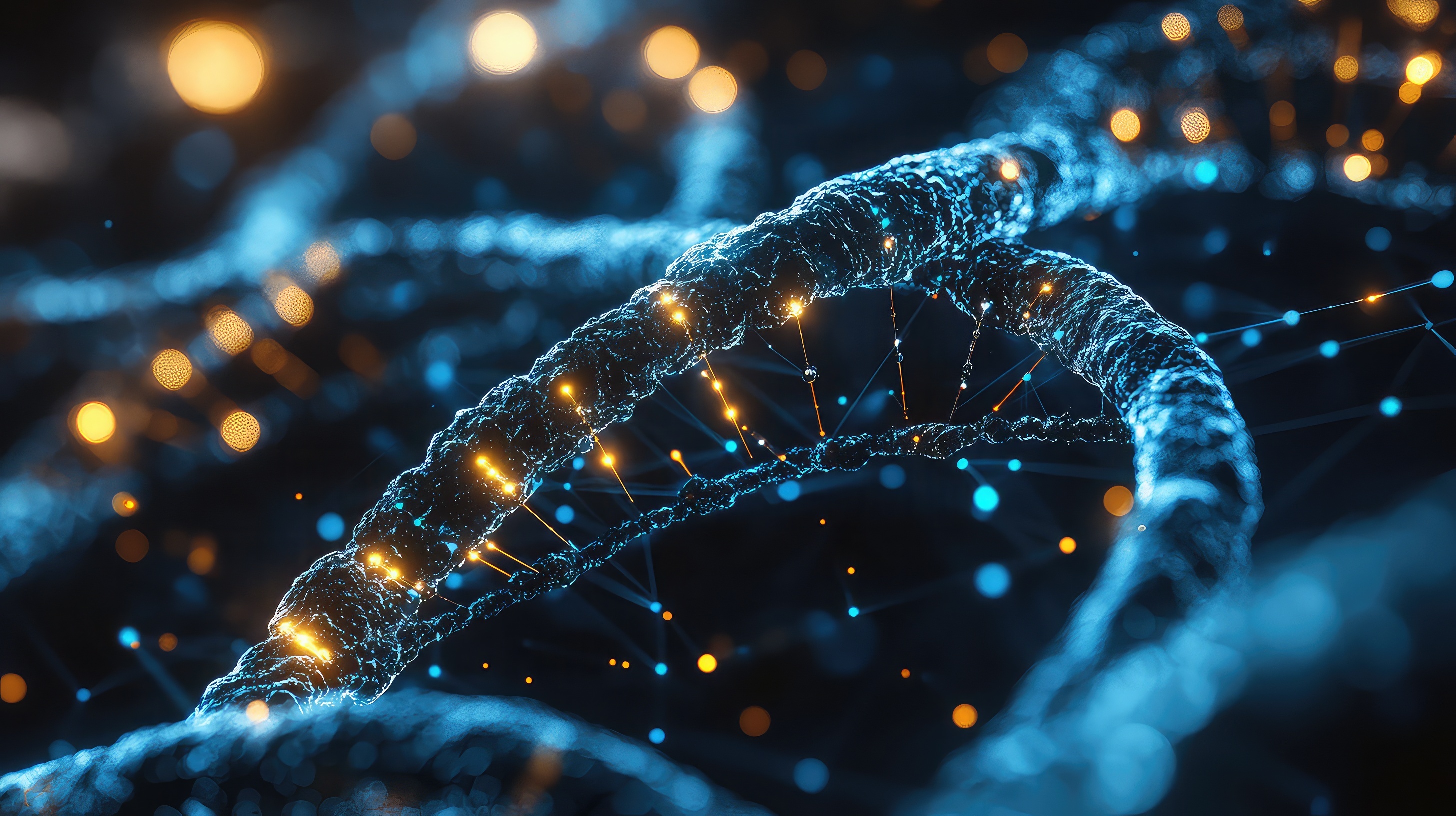 DNA strand generated image