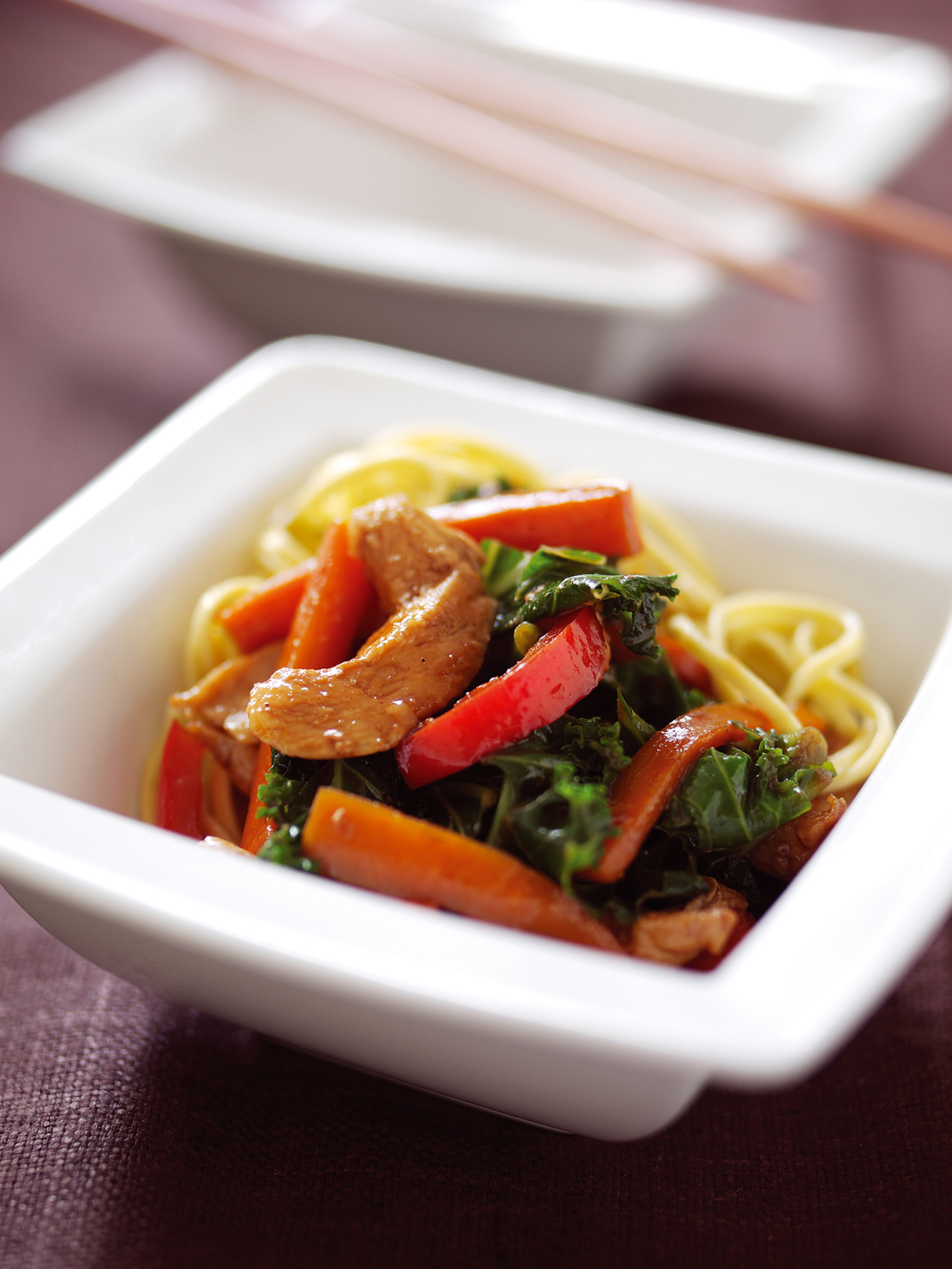 chicken and kale stirfry
