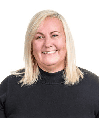 HR staff member - Natalie Bale smiling 