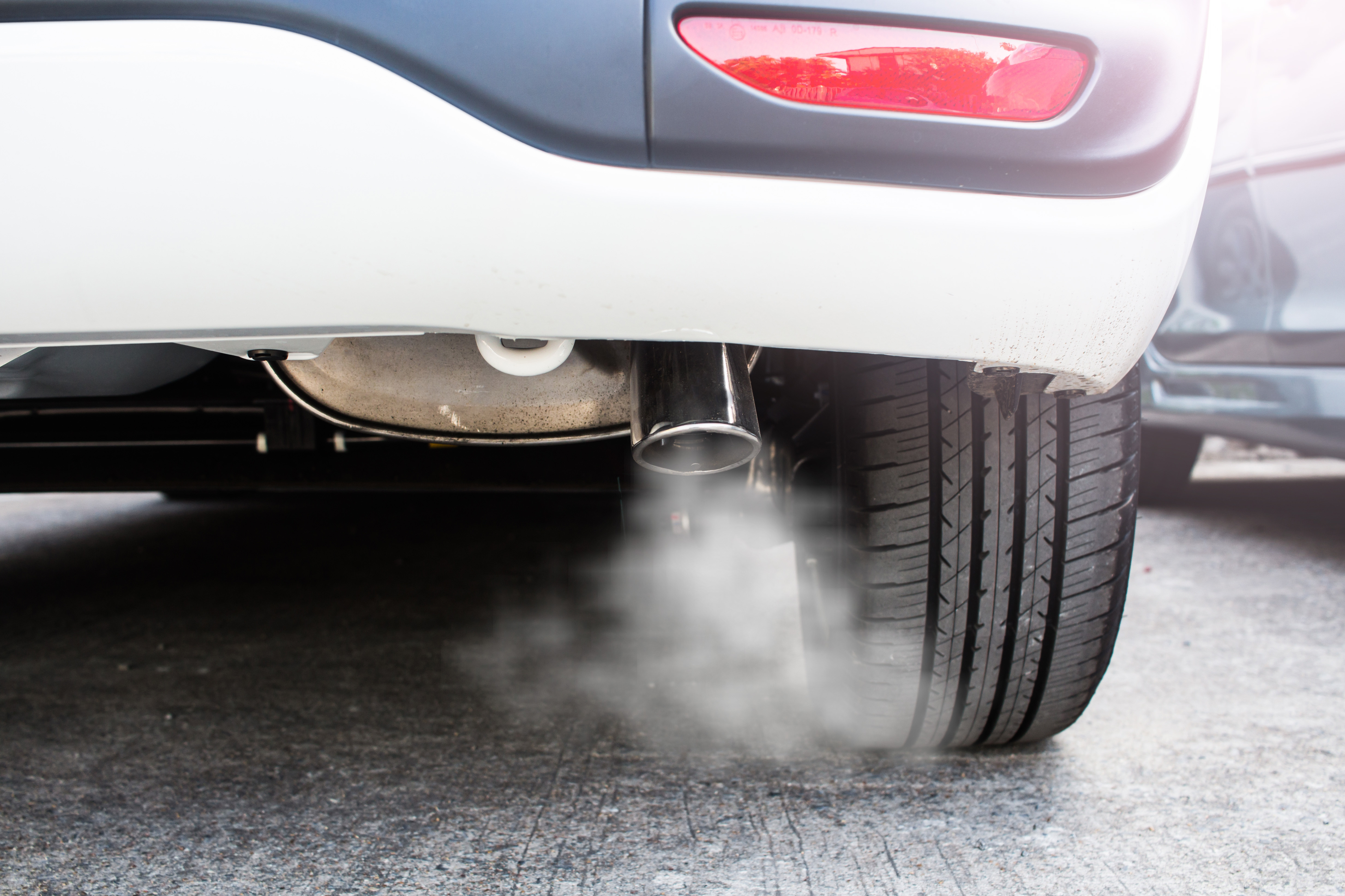 Car fumes, pollution, exhaust