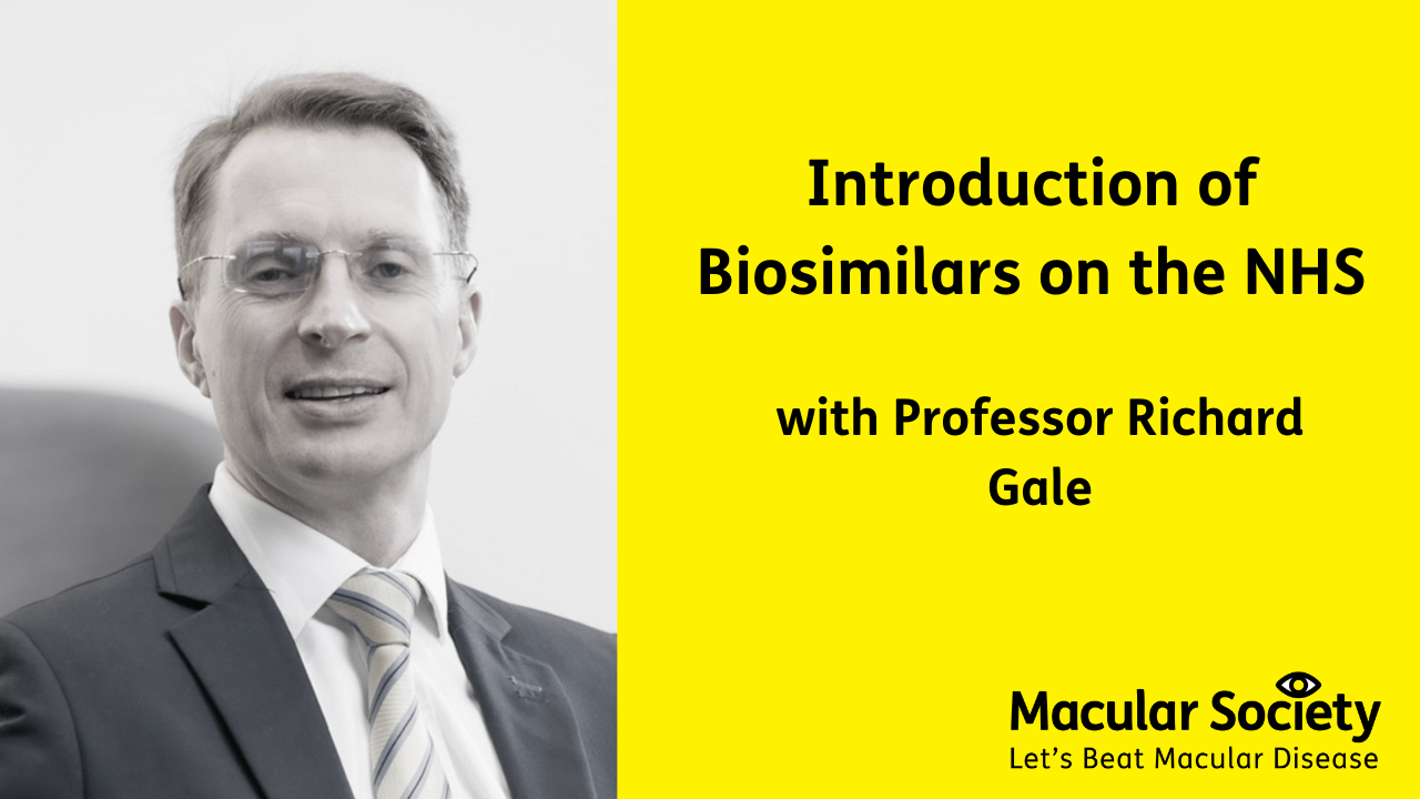 Professor Richard Gale - Introduction of Biosimilars on the NHS