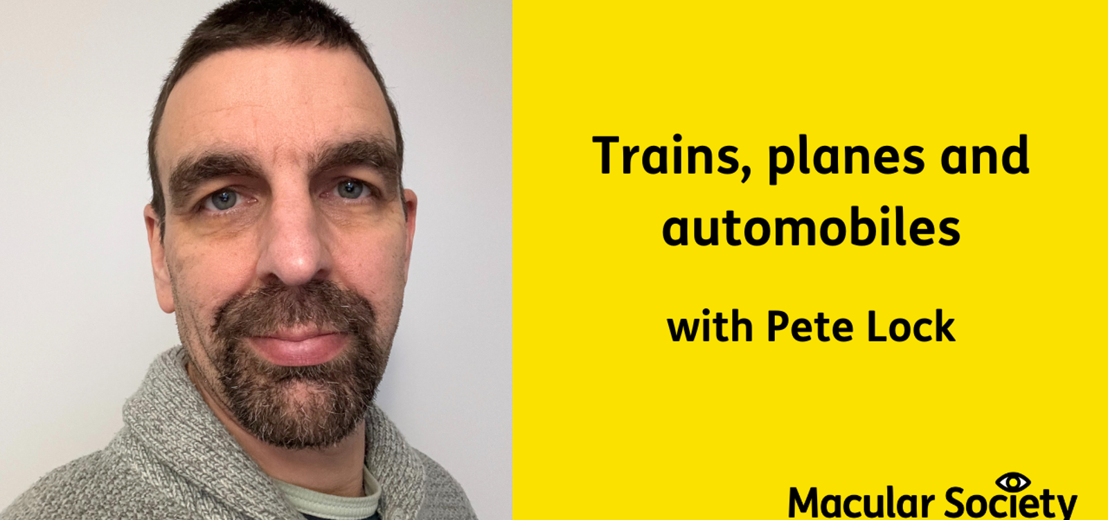 Trains, Planes and automobiles webinar with Pete Lock 