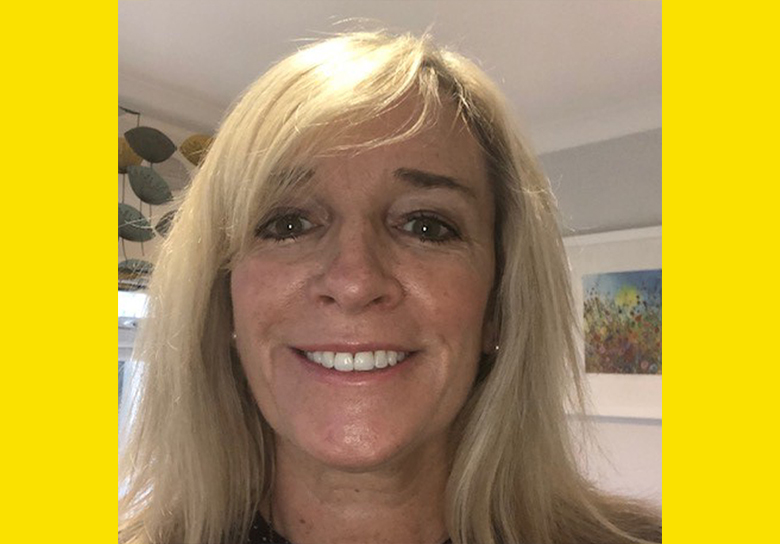 Suzanne smiling