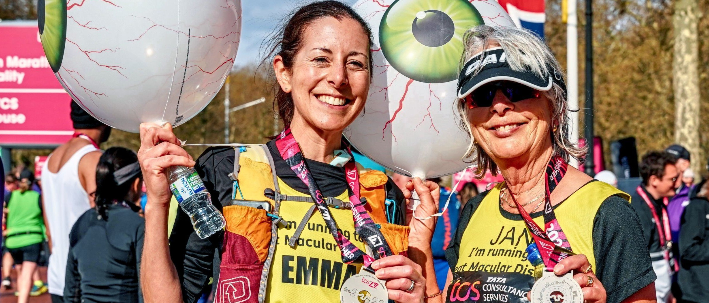 London Marathon two women 