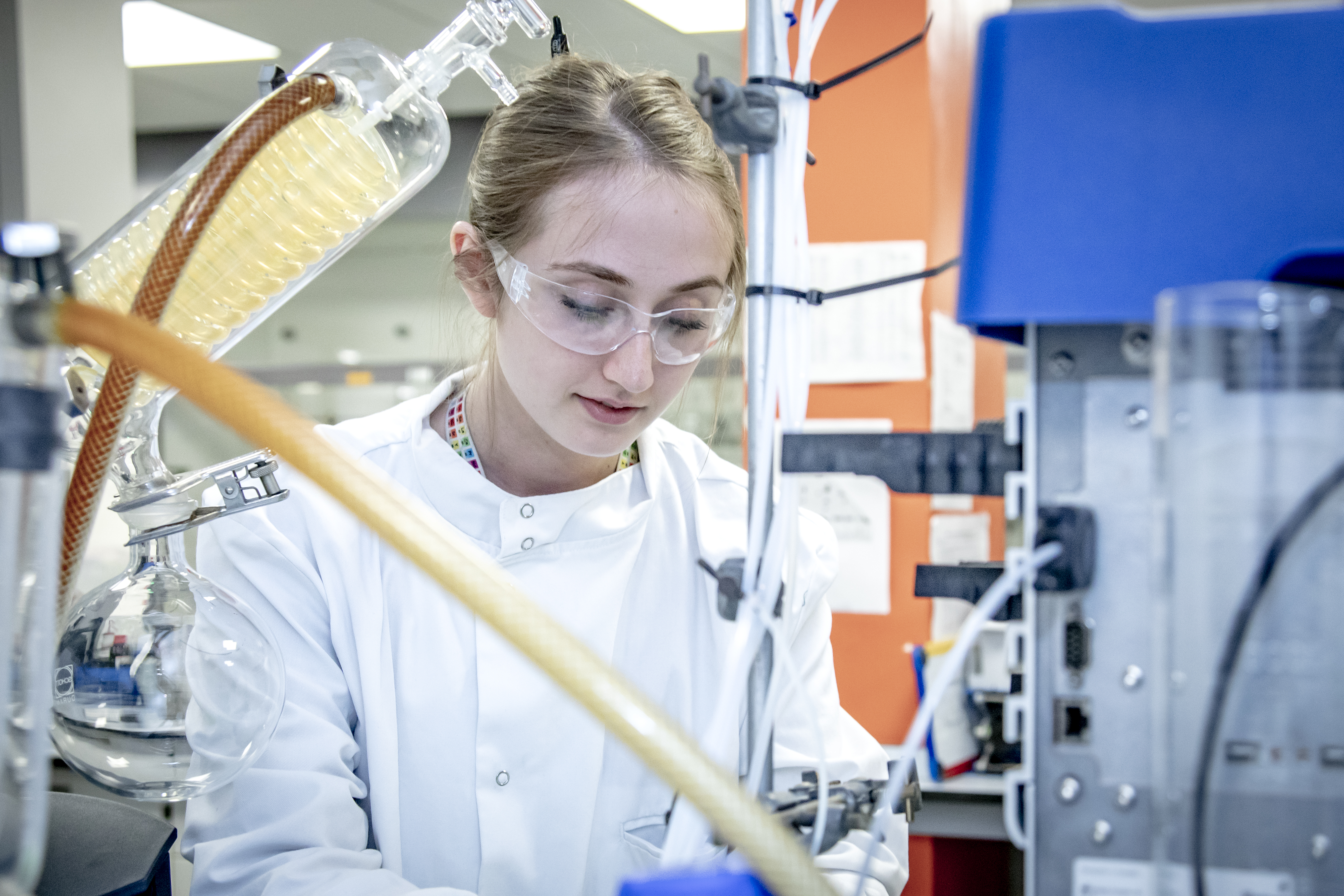 Scientist in laboratory  