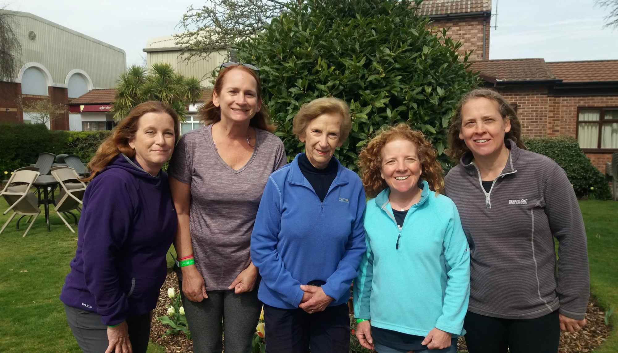 Smiling group of women