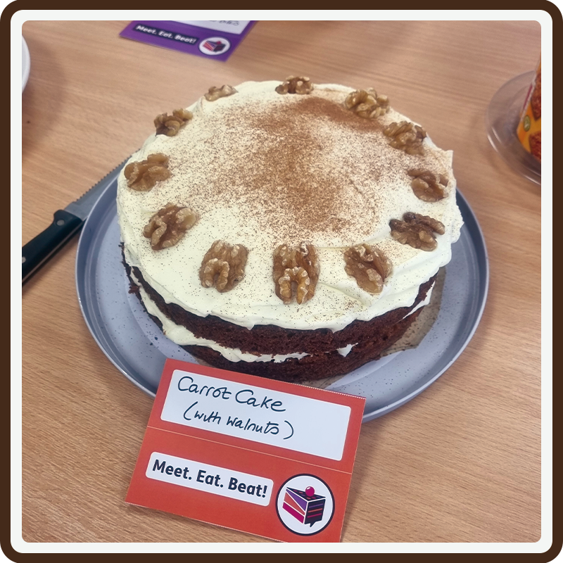 Julie’s spicy carrot cake