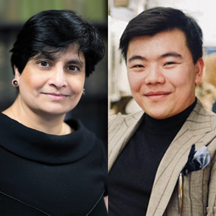 Yuan Gao And Rashmi Akshikar smiling 