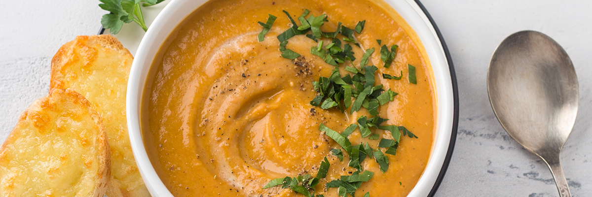 Carrot and red lentil soup recipe