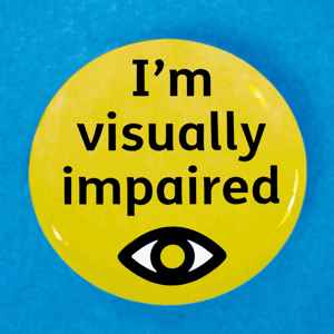 Picture of Visual impairment badge